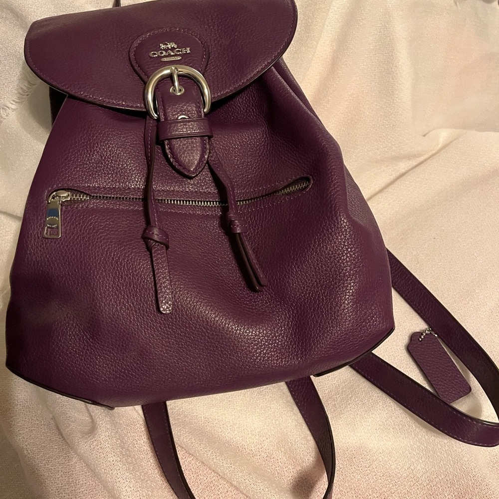 Back pack style Coach purse